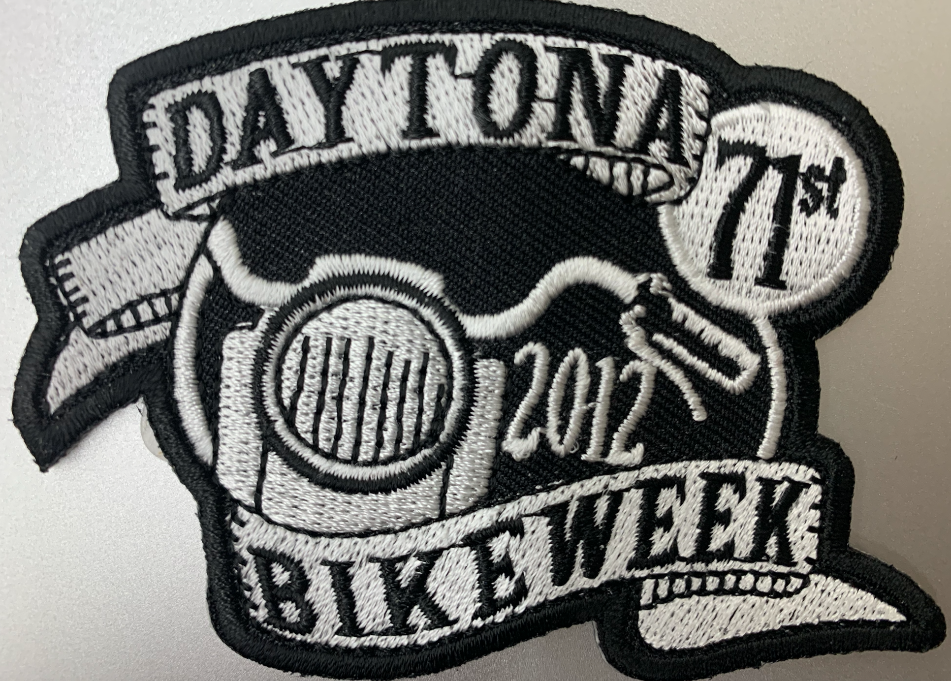 Daytone Bike Week 71st Patch White